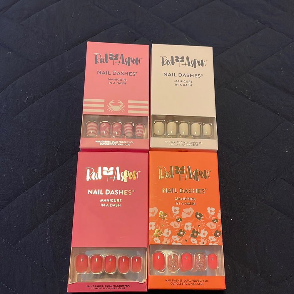 New Red Aspen Nail Dashes